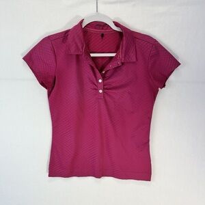 NIKE Golf Dri-Fit Short Sleeve Polo Top Women’s Small Pink